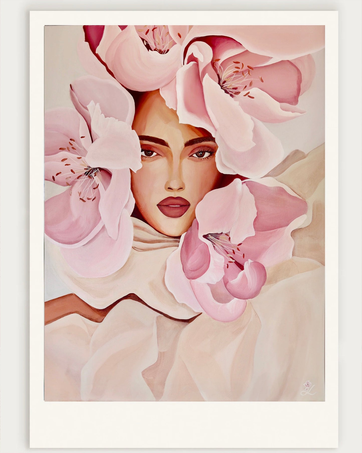 In Her Light – Museum Quality Fine Art Print with White Border