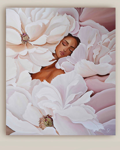 Where She Blooms Canvas Print – tisk na uměleckém plátně